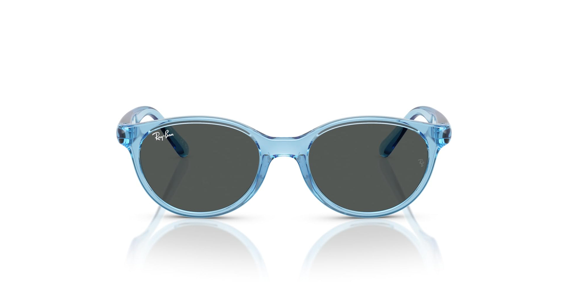Ray-Ban RJ9080S Sunglasses - Transparent Blue/Dark Grey / 45 mm - 8056262282038