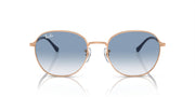 Ray-Ban RB3809 Sunglasses - Rose Gold/Clear Gradient Blue / 55 mm - 8056597935968