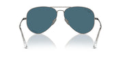 Ray-Ban Aviator Titanium RB8089 Sunglasses - Gunmetal/Polarized Blue / 58 mm - 8056262031728 - Additional Image 3