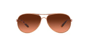 Oakley Feedback Sunglasses - Rose Gold/Prizm Brown Gradient / 59 mm - 888392602176