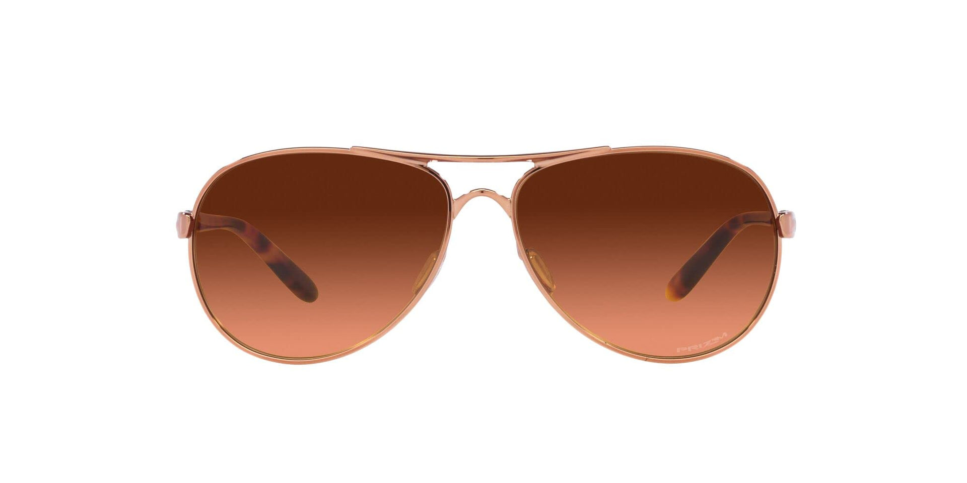 Oakley Feedback Sunglasses - Rose Gold/Prizm Brown Gradient / 59 mm - 888392602176