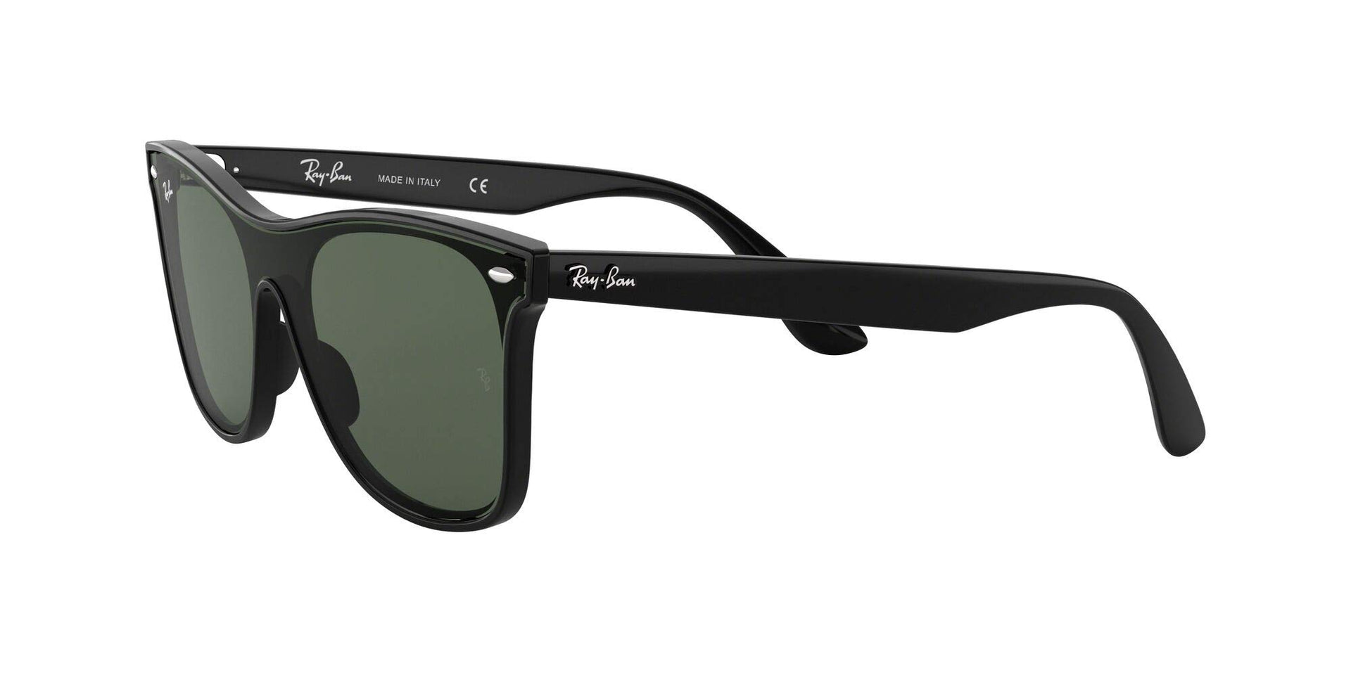 Ray-Ban Blaze Wayfarer RB4440N Sunglasses - Black/Dark Green / 41 mm - 8053672919059 - Additional Image 3