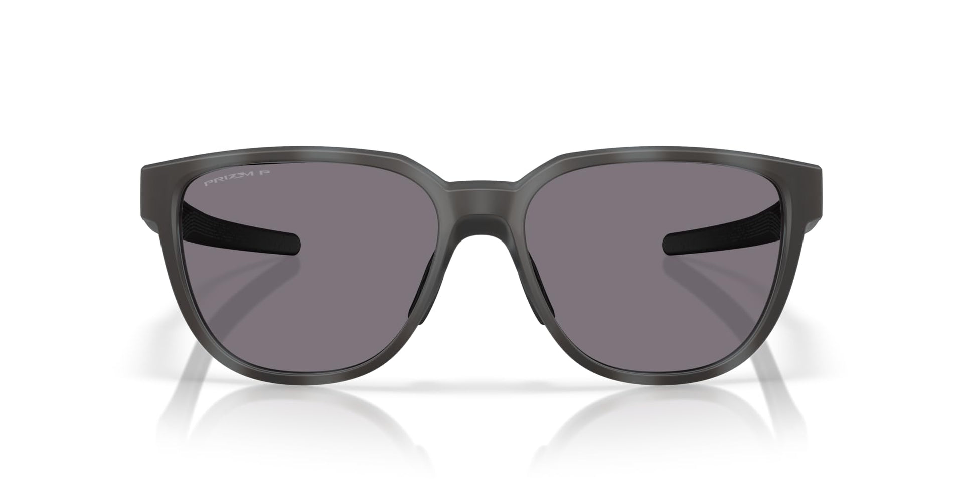 Oakley Actuator Low Bridge Fit Sunglasses - Matte Transparent Stonewash Tortoise/Prizm Grey Polarized / 57 mm - 888392645906