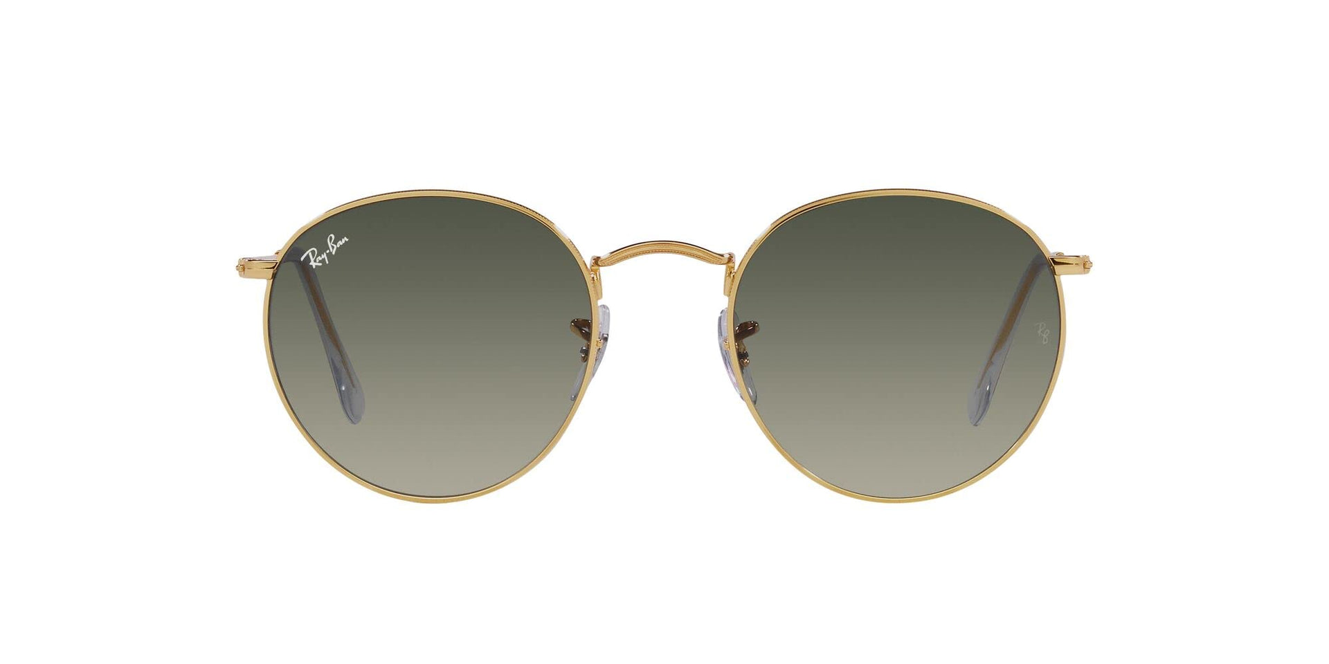 Ray-Ban Metal Glasses RB3447 Sunglasses - Gold/Grey Gradient / 53 mm - 8056597858236