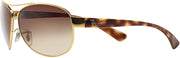 Ray-Ban Aviator RB3386 Sunglasses - Gold Frame/Brown Gradient Lens / 67 mm - 805289204275 - Additional Image 3