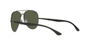 Ray-Ban Aviator RB3675 Sunglasses - Black/Green / 58 mm - 8056597432177 - Additional Image 4