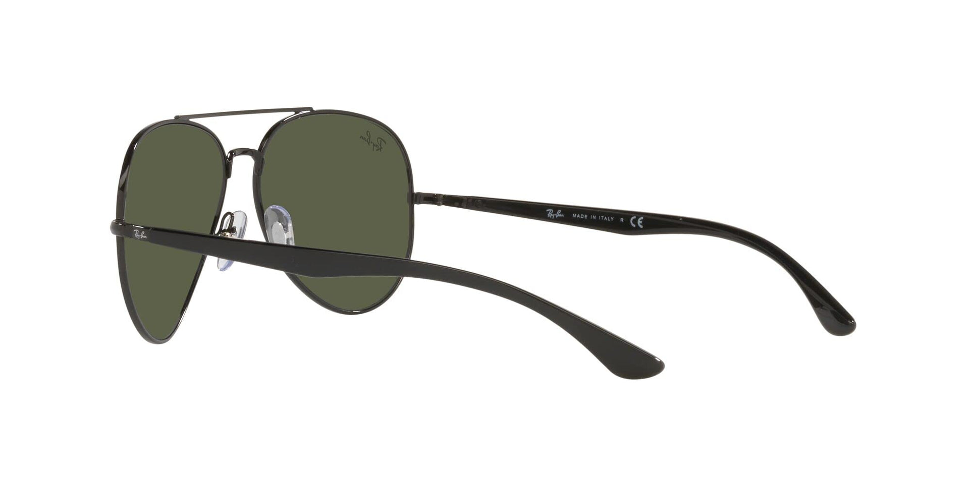 Ray-Ban Aviator RB3675 Sunglasses - Black/Green / 58 mm - 8056597432177 - Additional Image 4