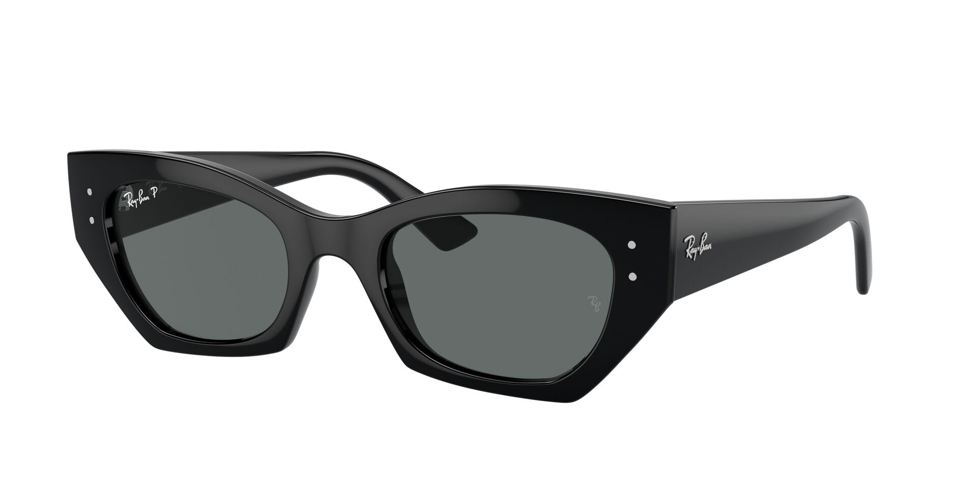 Ray-Ban Zena RB4430 Sunglasses - Black/Dark Grey Polarized / 49 mm - 8056262142608