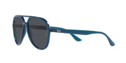 Ray-Ban Aviator RB4376 Sunglasses - Opal Dark Blue/Dark Grey / 57 mm - 8056597856102 - Additional Image 2