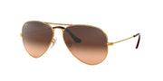 Ray-Ban Aviator RB3025 Sunglasses Batch 3 - Light Bronze/Pink Gradient Brown / 55 mm - X0028GV5EZ - Additional Image 1