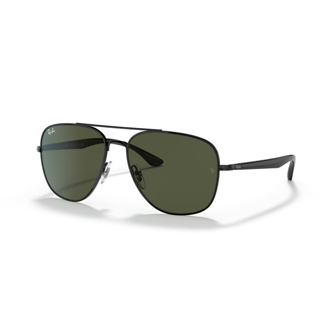 Ray-Ban RB3683 Sunglasses - Black/Green / 56 mm - 8056597523158