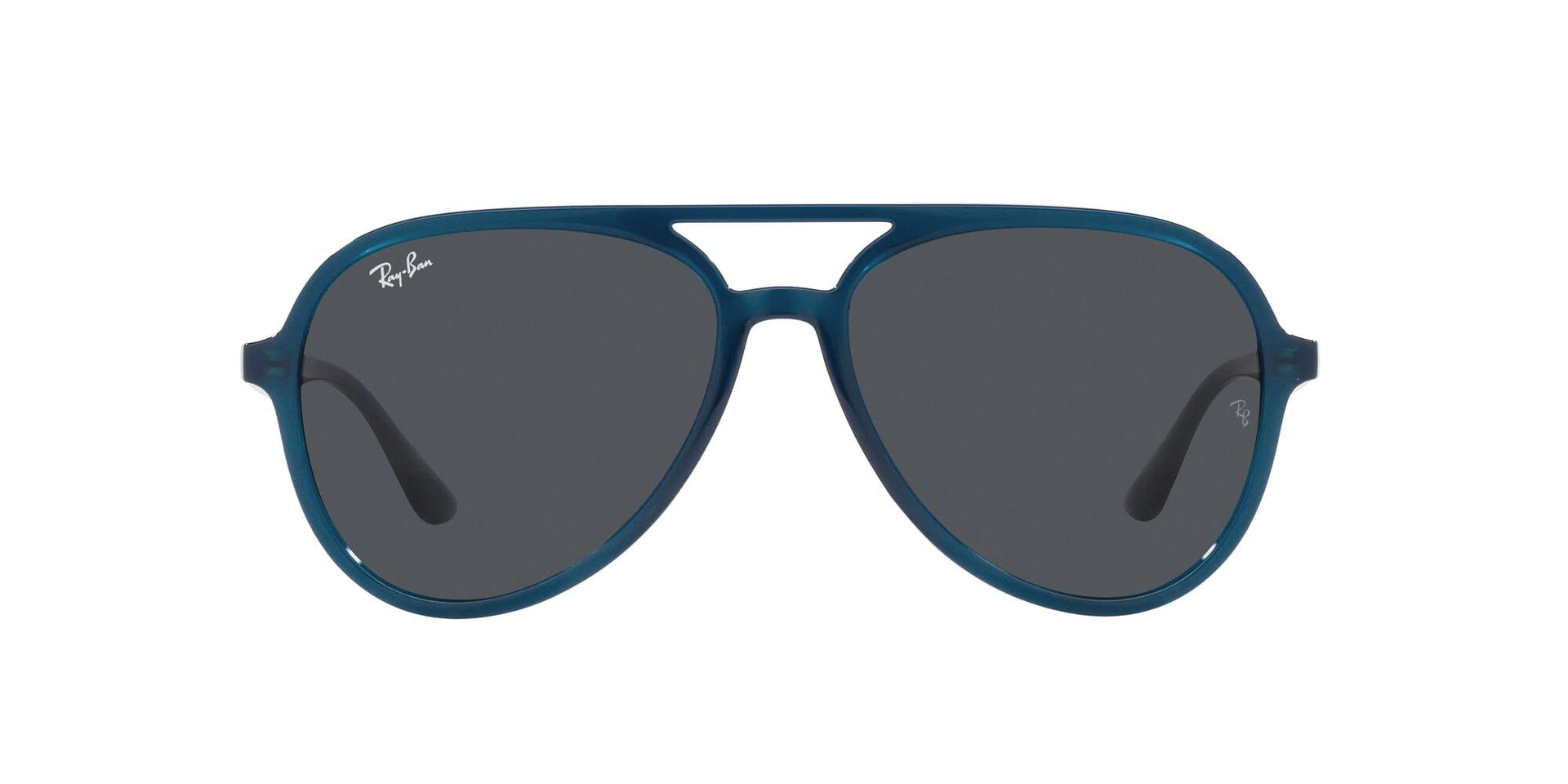 Ray-Ban Aviator RB4376 Sunglasses - Opal Dark Blue/Dark Grey / 57 mm - 8056597856102