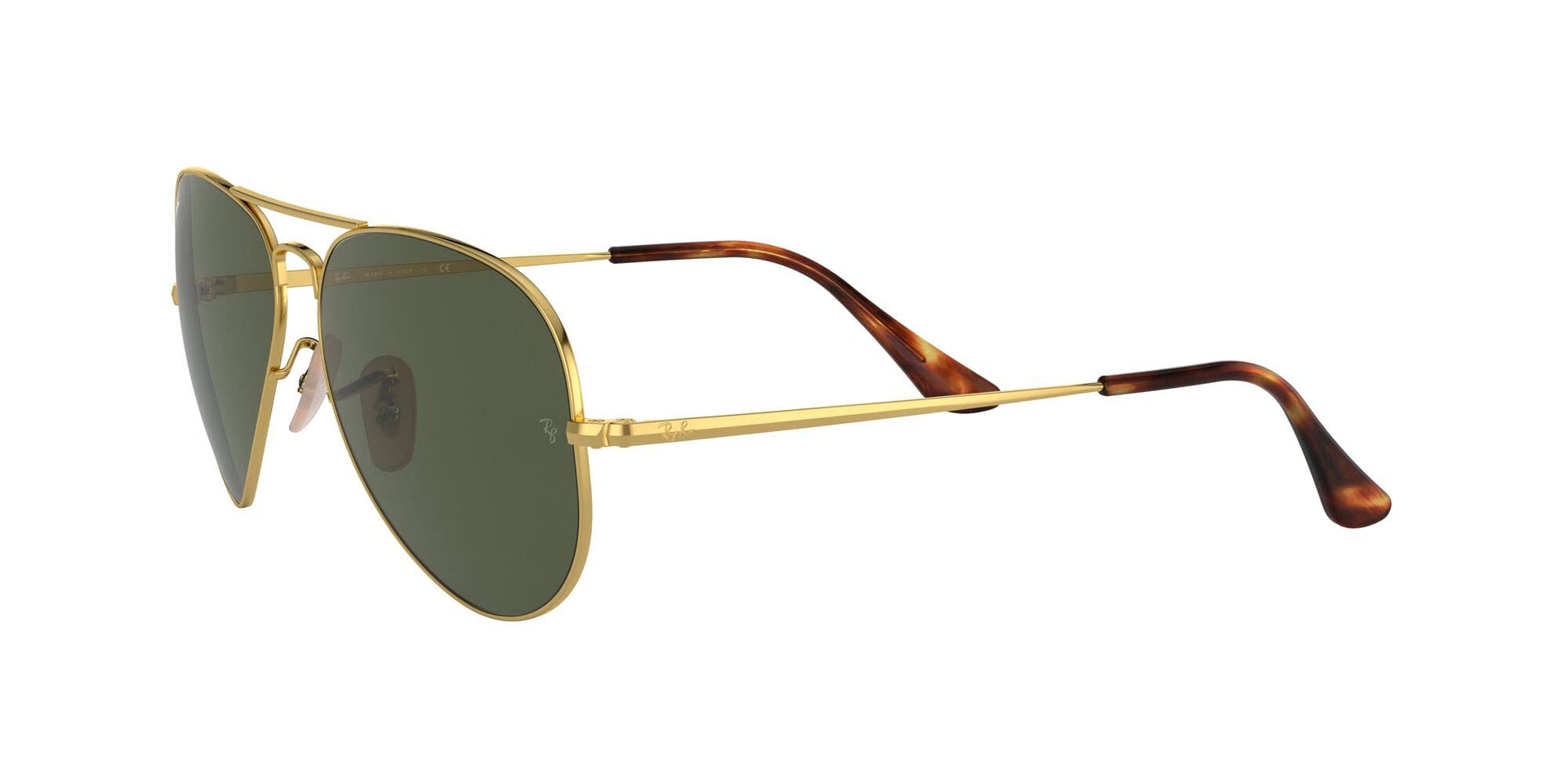 Ray-Ban Aviator Metal II RB3689 Sunglasses - Gold/G-15 Green / 62 mm - 8056597148504 - Additional Image 2