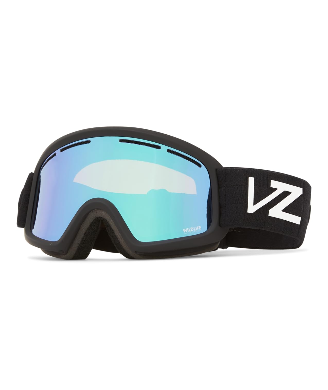 VonZipper Trike Chrome Lense Sunglasses - Black Satin / One Size - 821299172304
