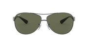 Ray-Ban Aviator RB3386 Sunglasses - Gunmetal/Polarized Green / 67 mm (X004NR93WX) - X004NR93WX