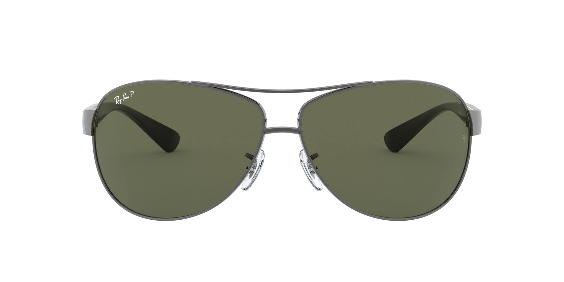 Ray-Ban Aviator RB3386 Sunglasses - Gunmetal/Polarized Green / 67 mm (X004NR93WX) - X004NR93WX