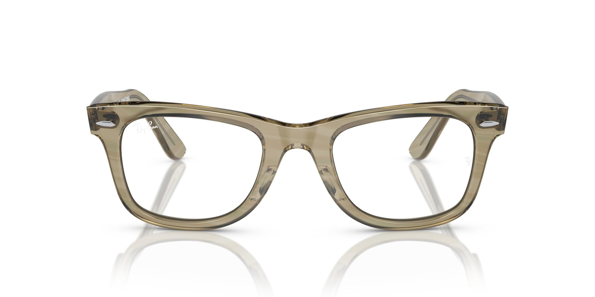 Ray-Ban Original Wayfarer Low Bridge Fit RB2140F Sunglasses - Photochromic Striped Grey/Transition Clear to Sapphire / 52 mm - 8056262130209