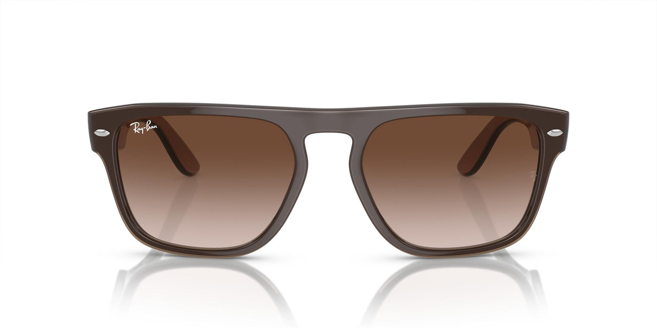 Ray-Ban RB4407 Sunglasses - Brown/Light Brown Transparent/Brown Gradient / 57 mm - 8056597936323