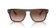 Ray-Ban RB4407 Sunglasses - Brown/Light Brown Transparent/Brown Gradient / 57 mm - 8056597936323