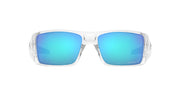 Oakley Heliostat Sunglasses - Clear/Prizm Sapphire Polarized / 61 - 888392601605