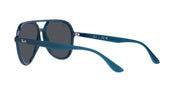 Ray-Ban Aviator RB4376 Sunglasses - Opal Dark Blue/Dark Grey / 57 mm - 8056597856102 - Additional Image 4