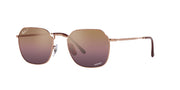 Ray-Ban Jim RB3694 Sunglasses - Rose Gold/Red Mirrored Polarized / 55 mm - 8056597767897