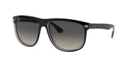 Ray-Ban Boyfriend RB4147 Sunglasses - Black on Transparent/Light Grey Gradient Dark Grey / 60 mm - 8053672108514 - Additional Image 1