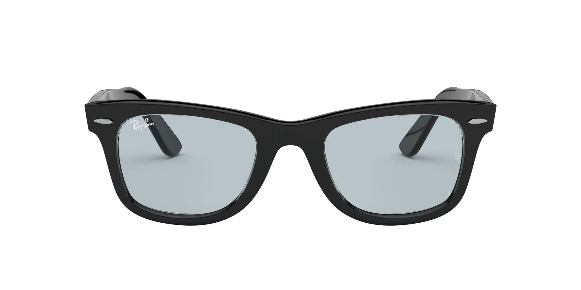 Ray-Ban Original Wayfarer Low Bridge Fit RB2140F Sunglasses - Black/Light Grey / 52 mm - 8056597296595
