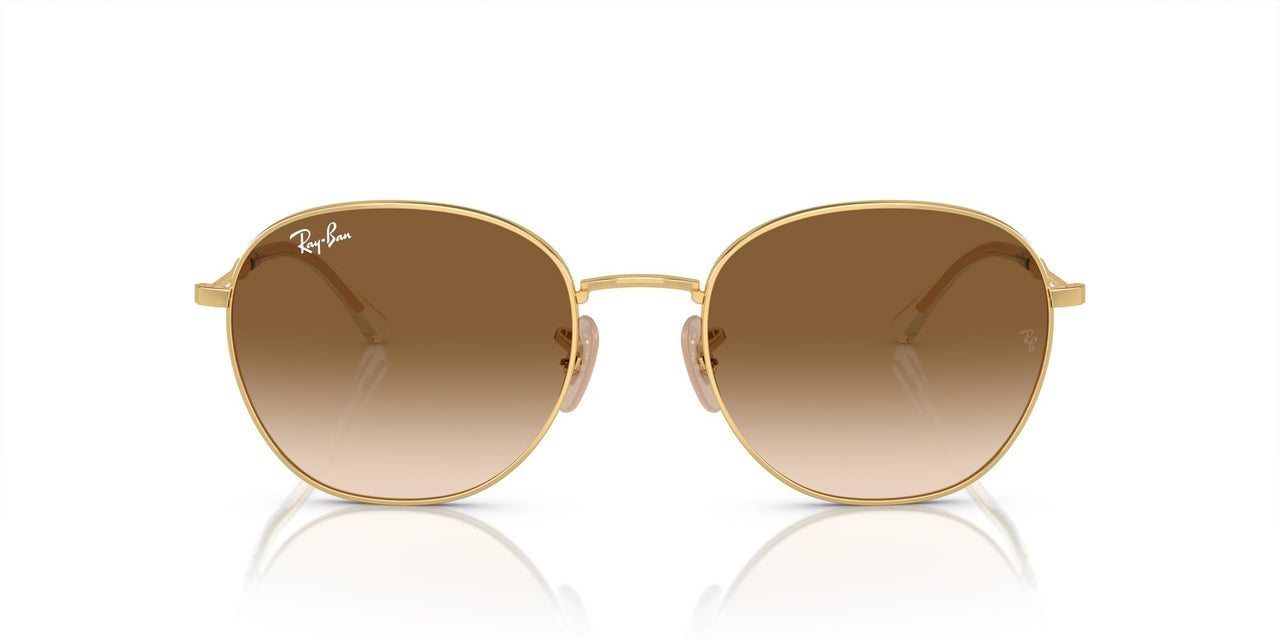 Ray-Ban RB3809 Sunglasses - Gold/Clear Gradient Brown / 53 mm - 8056597935890