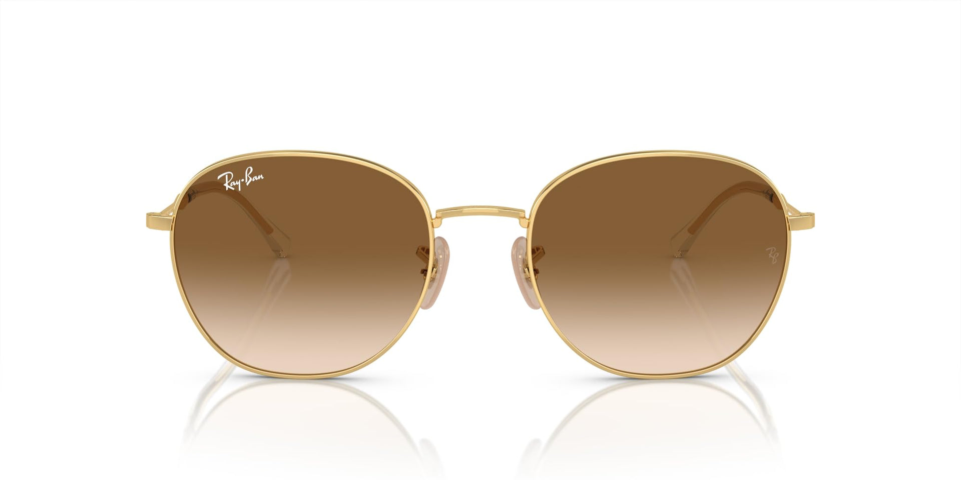 Ray-Ban RB3809 Sunglasses - Gold/Clear Gradient Brown / 53 mm - 8056597935890