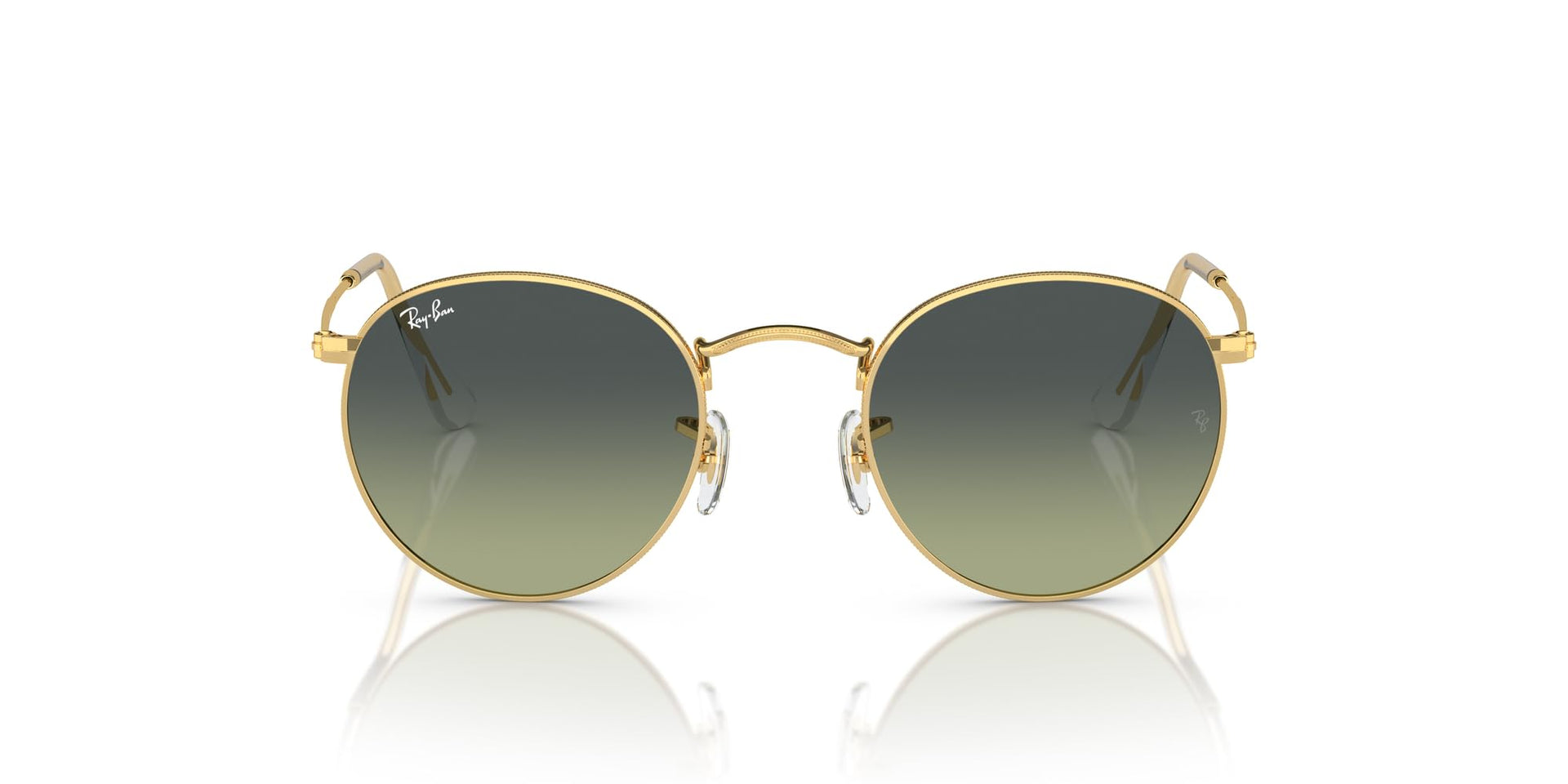 Ray-Ban Metal Glasses RB3447 Sunglasses - Gold/Green Vintage / 50 mm - 8056262051658