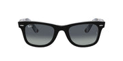 Ray-Ban Original Wayfarer RB2140 Sunglasses - Black on Chevron Grey/Burgundy/Light Grey Gradient Blue / 50 mm - 8056597366052