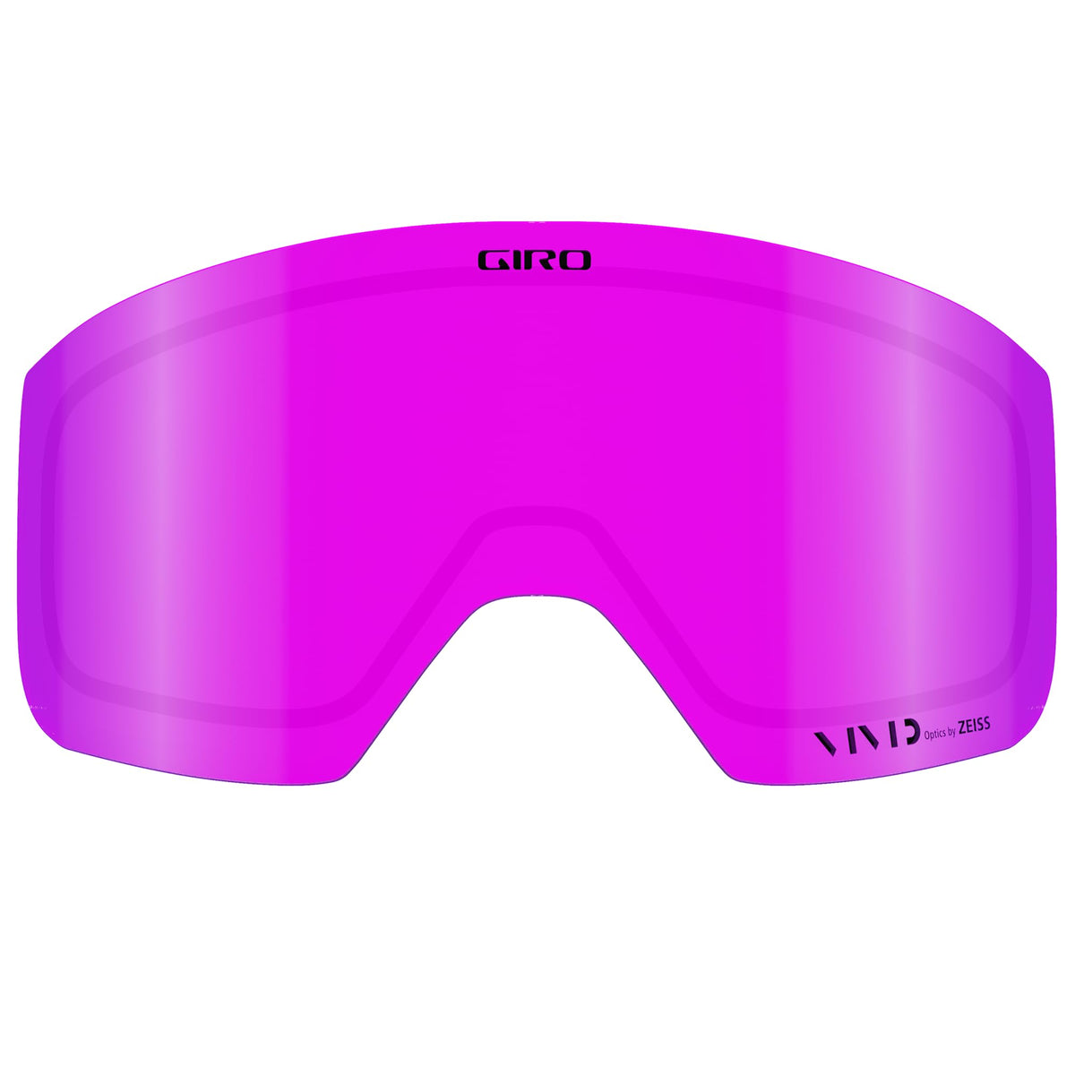 Giro snow goggle replacement lens, vivid pink with ZEISS side text