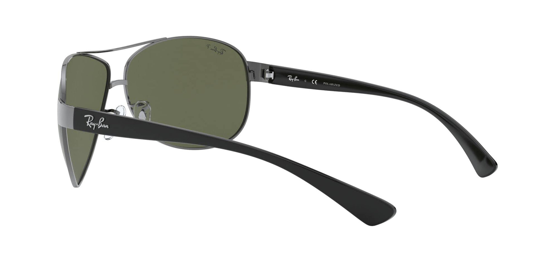 Ray-Ban Aviator RB3386 Sunglasses - Gunmetal/Polarized Green / 63 mm (X001GGLTZD) - X001GGLTZD - Additional Image 4