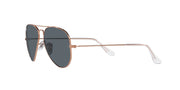Ray-Ban Aviator RB3025 Sunglasses Batch 2 - Rose Gold/Blue / 58 mm - 8056597855921 - Additional Image 2