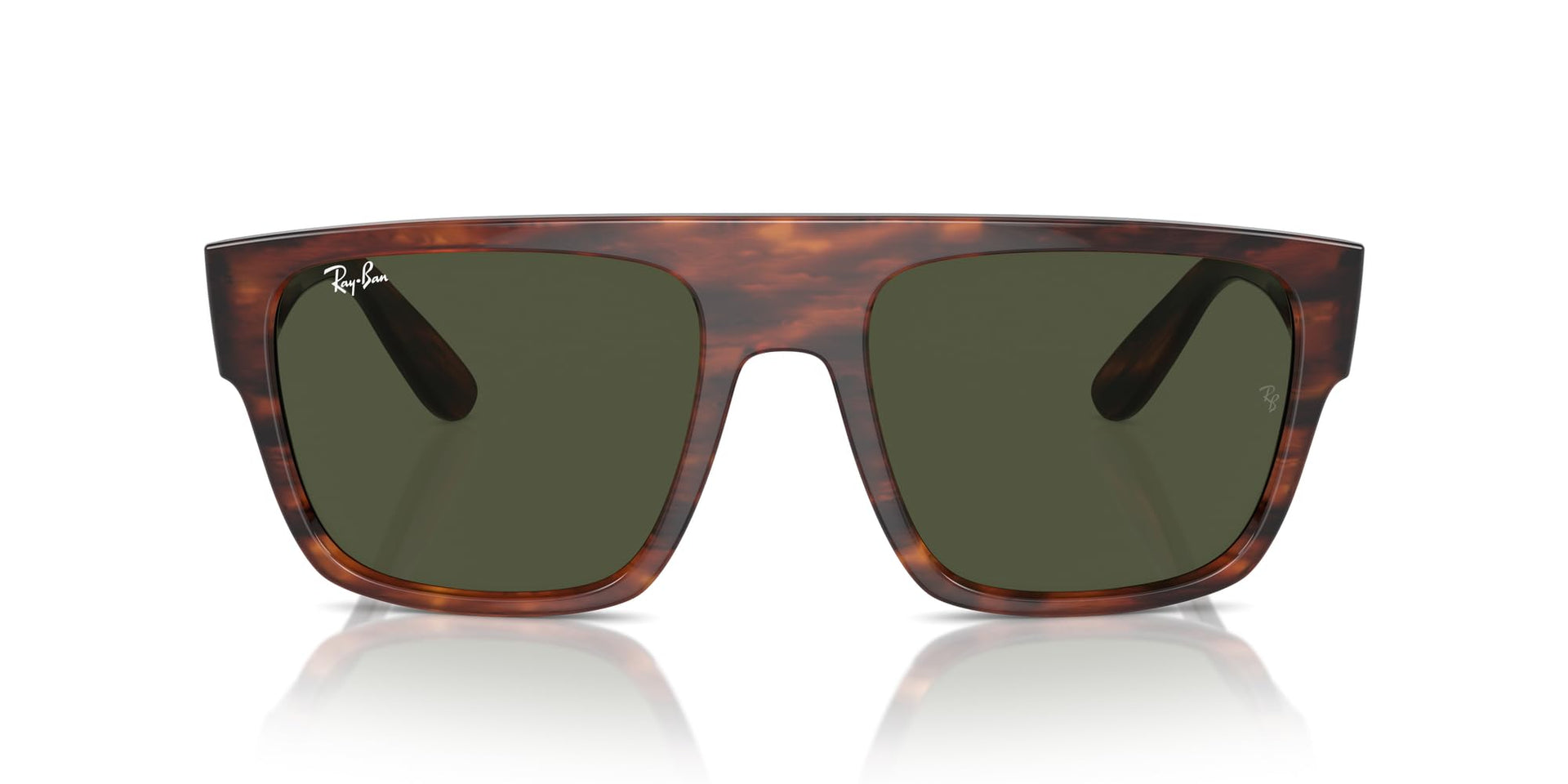 Ray-Ban Drifter RB0360S Sunglasses - Striped Havana/Green / 57 mm - 8056262031278