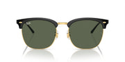 Ray-Ban RB4418D Sunglasses - Black on Gold/Dark Green / 56 mm - 8056597943567