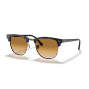 Ray-Ban Clubmaster RB3016 Sunglasses - Brown & Blue / Light Brown Gradient / Large (X001WPR33F) - X001WPR33F