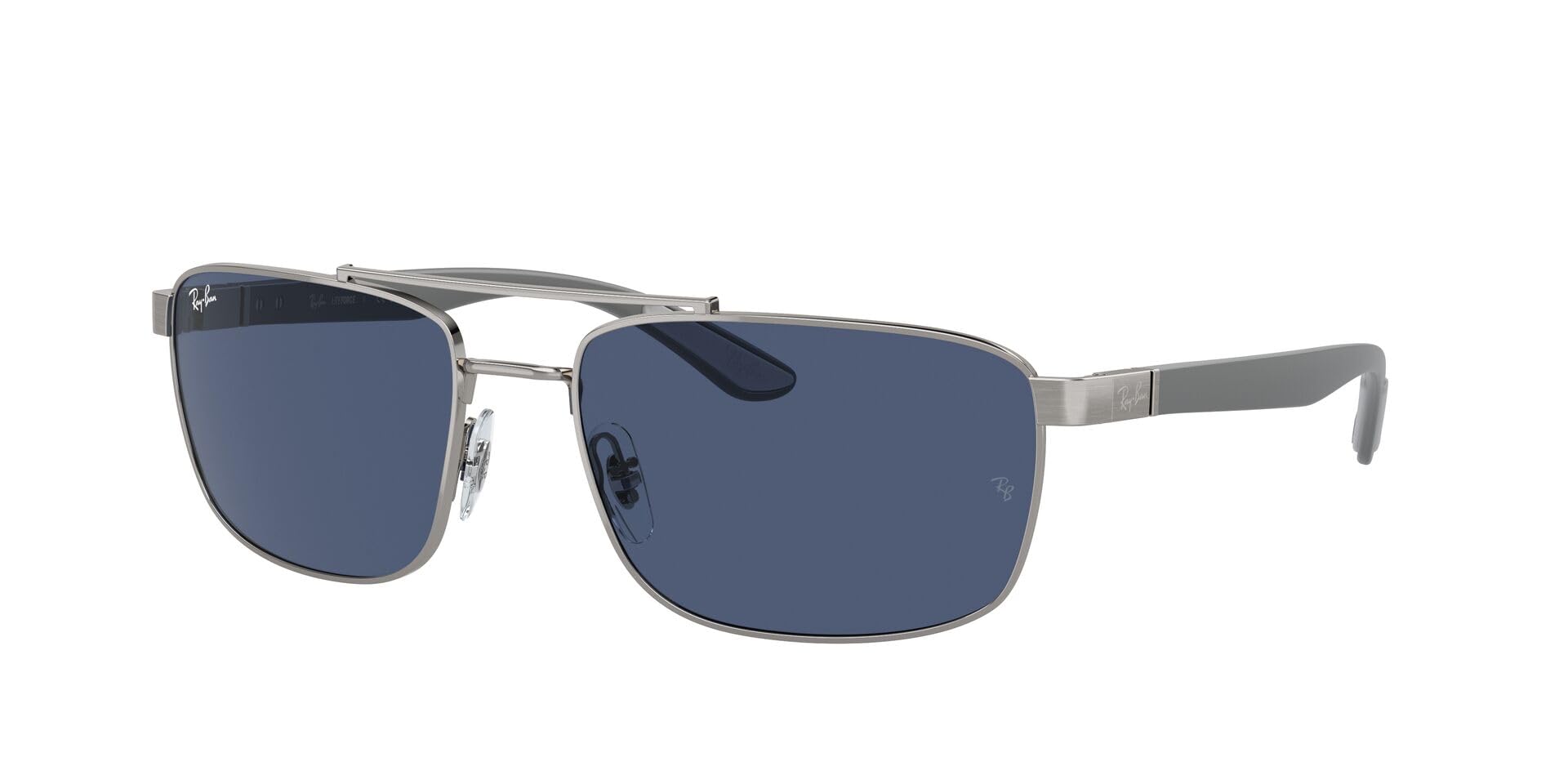 Ray-Ban RB3737 Sunglasses - Gunmetal/Dark Blue / 60 mm - 8056262041901