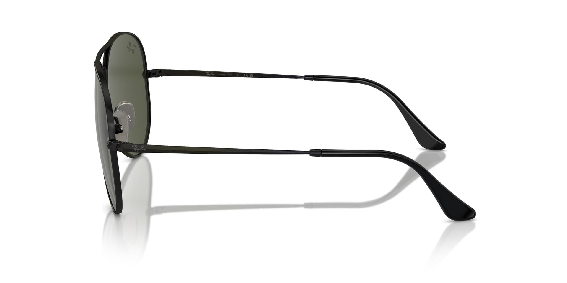 Ray-Ban Aviator Titanium RB8089 Sunglasses - Black/Green / 58 mm (X0045V8CAL) - X0045V8CAL - Additional Image 2