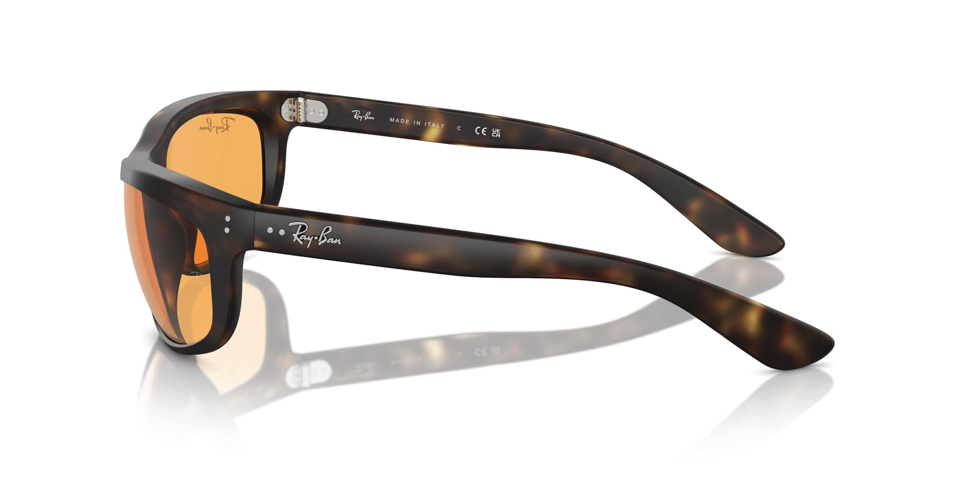 Ray-Ban Balorama RB4089 Sunglasses - Matte Havana/Orange / 62 mm - 8056262051726 - Additional Image 2