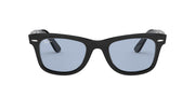 Ray-Ban Original Wayfarer Low Bridge Fit RB2140F Sunglasses - Black/Blue Grey / 52 mm - 8056597147323