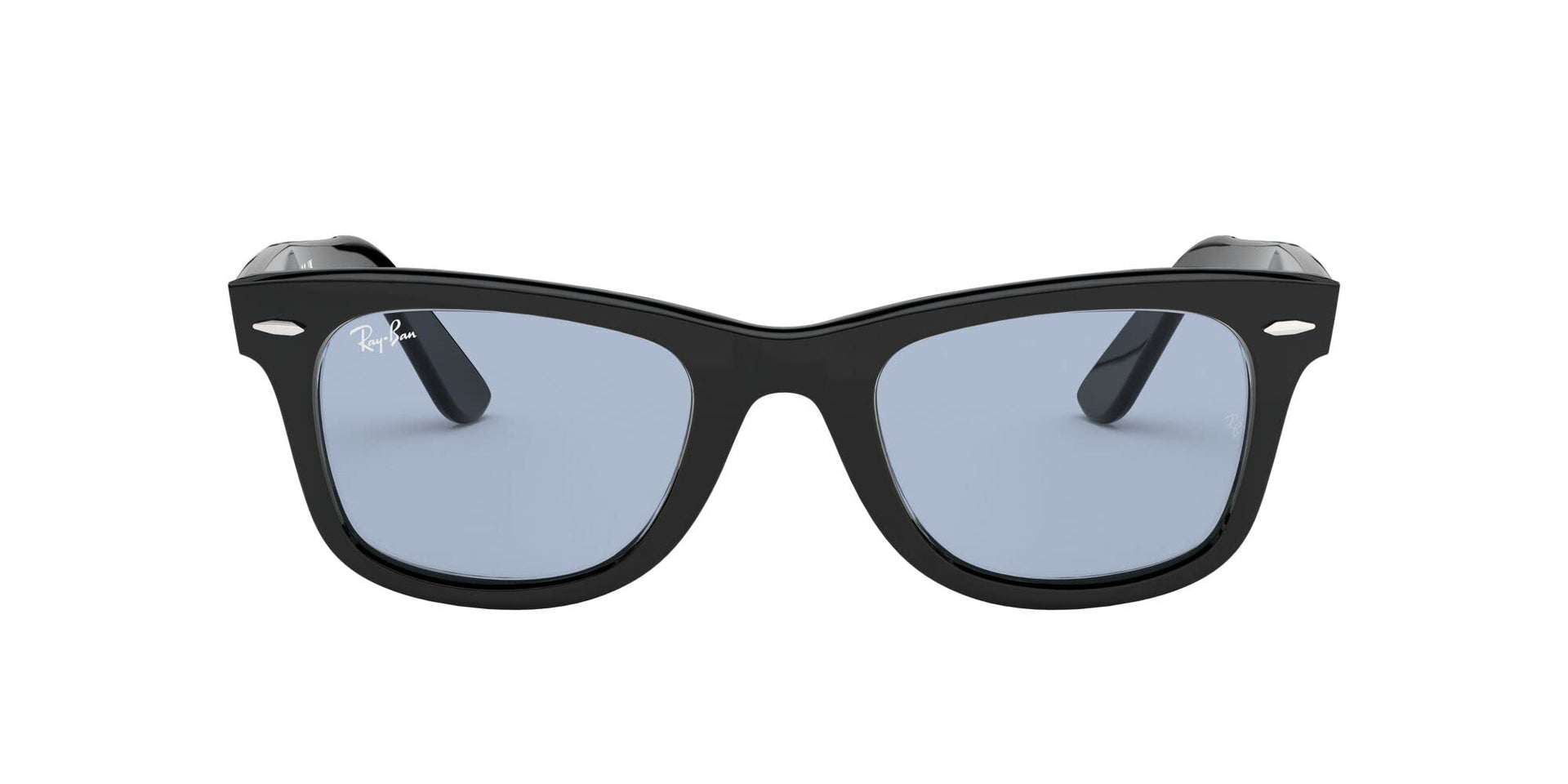 Ray-Ban Original Wayfarer Low Bridge Fit RB2140F Sunglasses - Black/Blue Grey / 52 mm - 8056597147323