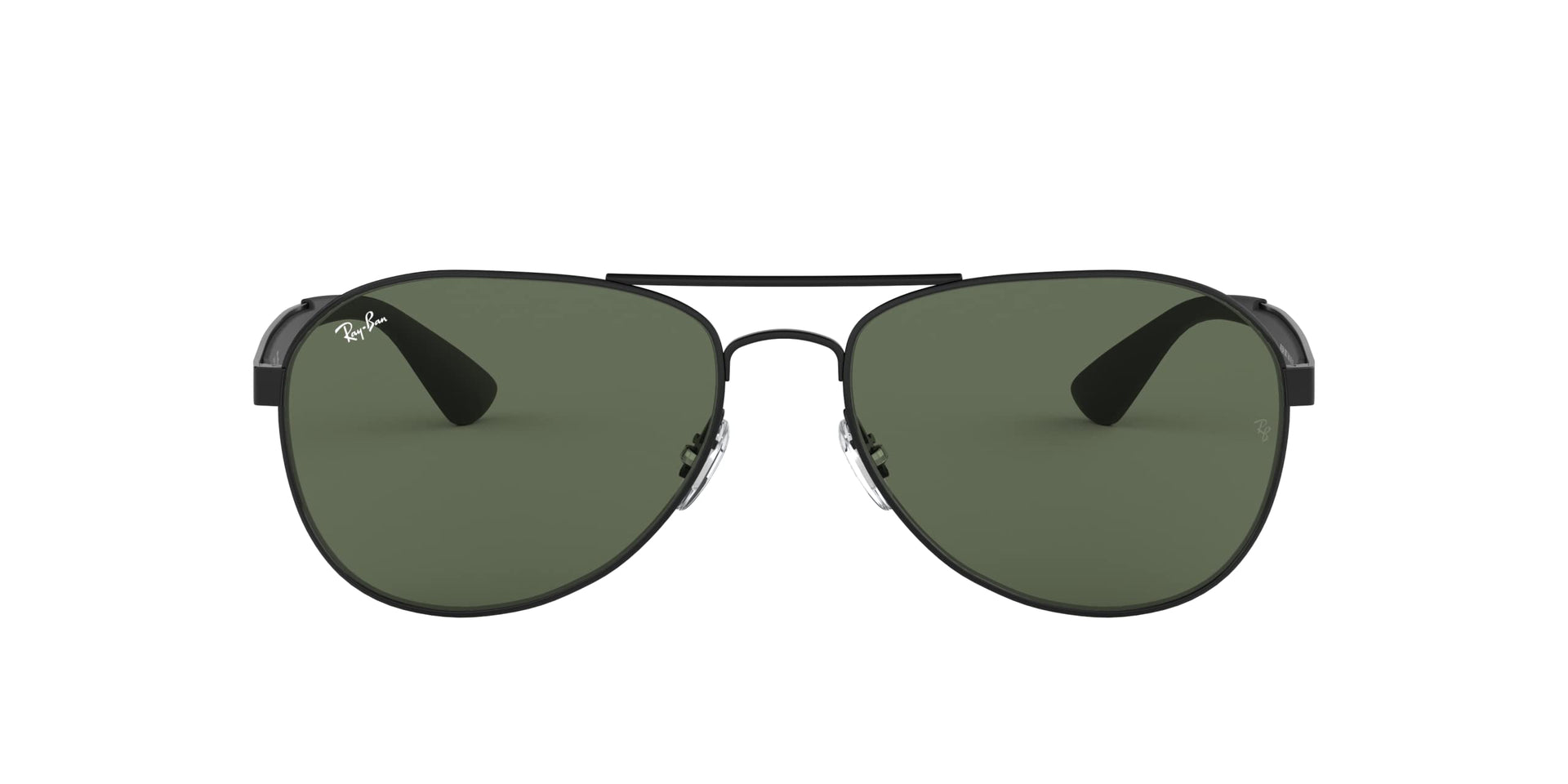 Ray-Ban Aviator RB3549 Sunglasses - Matte Black/Dark Green / 61 mm (X001F2FG43) - X001F2FG43 - Additional Image 2