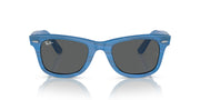 Ray-Ban Original Wayfarer Low Bridge Fit RB2140F Sunglasses - Photochromic Striped Blue/Dark Grey / 52 mm - 8056262130230