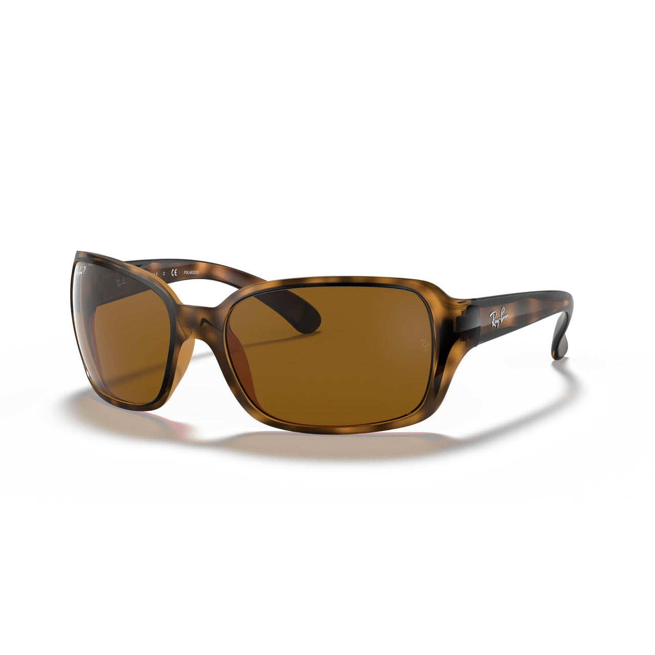 Ray-Ban Light Havana Clear Br RB4068 Sunglasses - Havana/Polarized B-15 Brown / 60 mm - 805289086581
