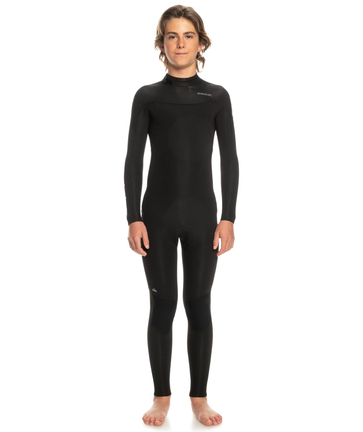 Quiksilver Boys Everyday Sessions 3/2 Back Zip Wetsuit - Black 223 / 10