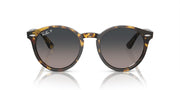 Ray-Ban Larry RB7680S Sunglasses - Yellow Havana/Grey Gradient Blue Polarized / 49 mm - 8056597973298