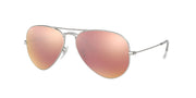 Ray-Ban Aviator RB3025 Sunglasses Batch 2 - Silver/Copper Flash / 58 mm - X001DJ81L3