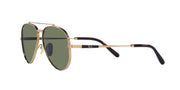 Ray-Ban Aviator Titanium RB8225 Sunglasses - Gold/Green / 62 mm - 8056597664301 - Additional Image 2